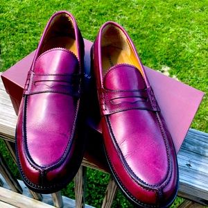 Burgundy Leonardo Principi Loafers